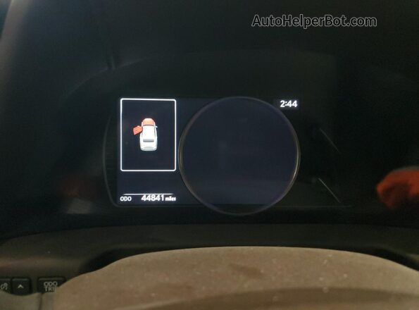 58ADZ1B16LU062099 2020 LEXUS ES Blue Vista del cuadro de instrumentos