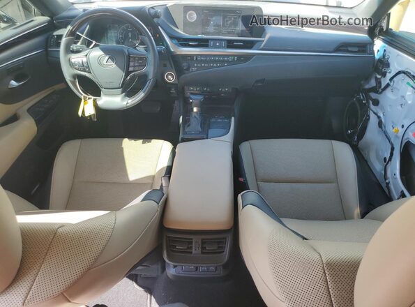 58ADZ1B16LU062572 2020 LEXUS ES White Vista del salpicadero