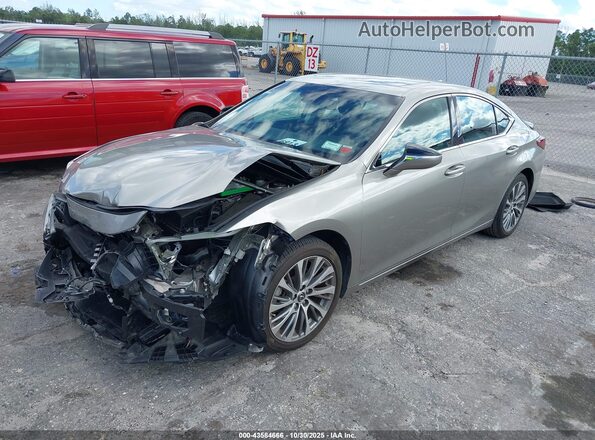 58ADZ1B17LU062600 2020 LEXUS ES 350 Gray Առջևի ձախ երեք քառորդ տեսարան