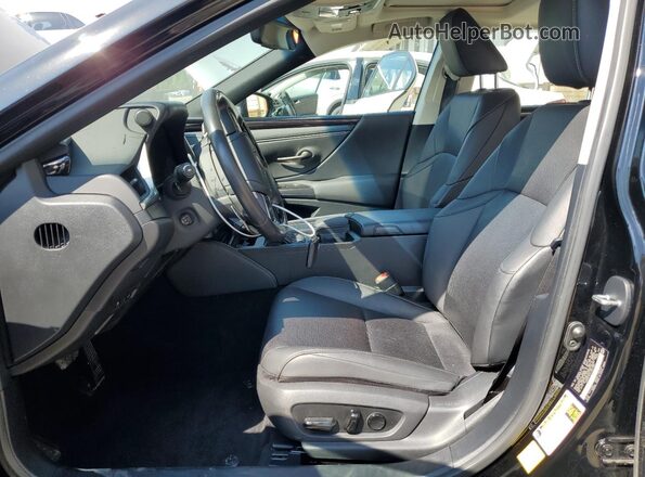 58ADZ1B17LU077694 2020 LEXUS ES Black წინა სალონის ხედი
