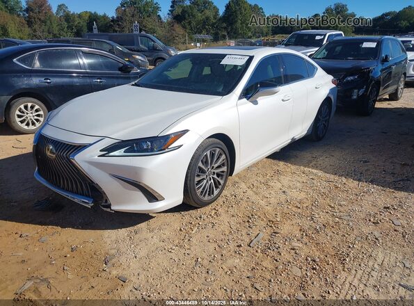 58ADZ1B17LU078893 2020 LEXUS ES 350 White Vista tres cuartos delantera izquierda