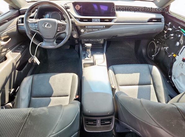 58ADZ1B18MU110283 2021 LEXUS ES Black წინა პანელის ხედი