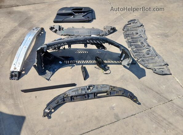 58ADZ1B18MU110283 2021 LEXUS ES Black ძრავის განყოფილების ხედი