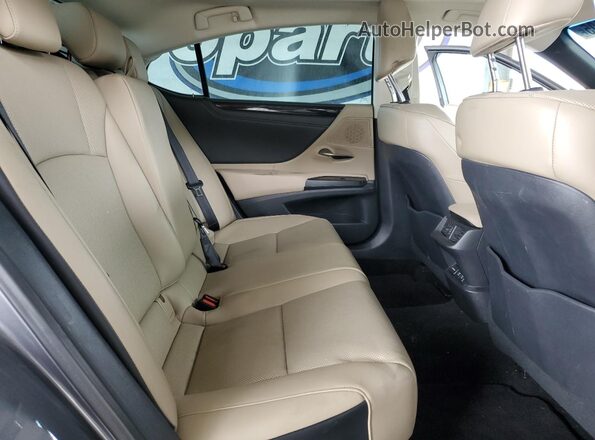58ADZ1B19LU057804 2020 LEXUS ES Charcoal Widok tylnych siedzeń