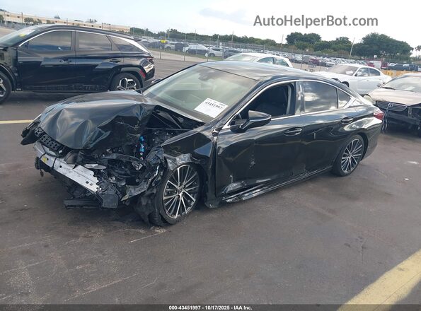 58ADZ1B19NU113579 2022 LEXUS ES 350 Черный Передняя левая четверть