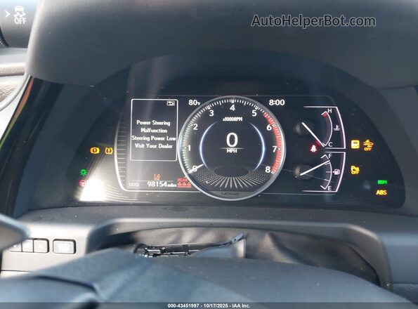 58ADZ1B19NU113579 2022 LEXUS ES 350 Черный Вид задних сидений