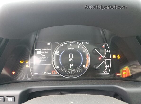 58ADZ1B19RU172122 2024 LEXUS ES Black Vista del cuadro de instrumentos
