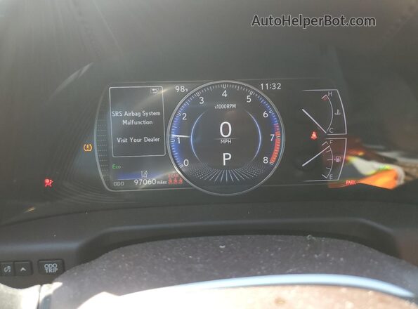 58ADZ1B1XLU078886 2020 LEXUS ES White Instrument cluster view