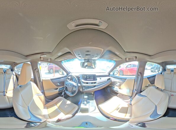 58ADZ1B1XLU078886 2020 LEXUS ES White 360 interior view