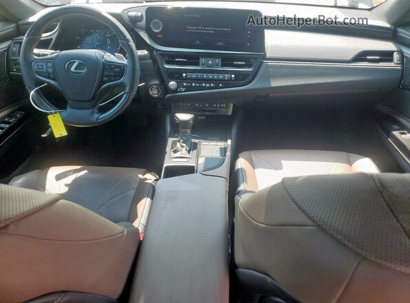 58AFZ1B13NU126286 2022 LEXUS ES Black Առջևի վահանակի տեսք