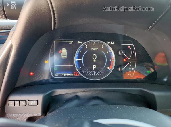 58AFZ1B19LU069069 2020 LEXUS ES Silver Instrument cluster view