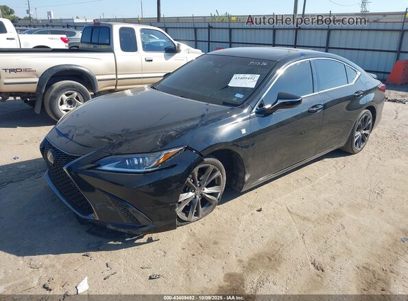 58AGZ1B10LU056487 2020 LEXUS ES 350 Черный Передняя левая четверть