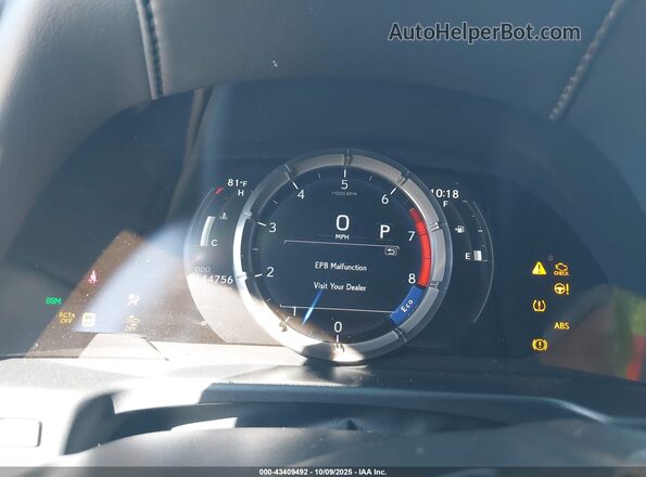 58AGZ1B10LU056487 2020 LEXUS ES 350 Черный Вид задних сидений