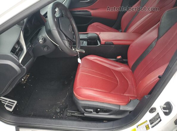 58AGZ1B11MU099088 2021 LEXUS ES Белый Вид салона спереди