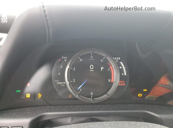 58AGZ1B11MU099088 2021 LEXUS ES Белый Вид щитка приборов