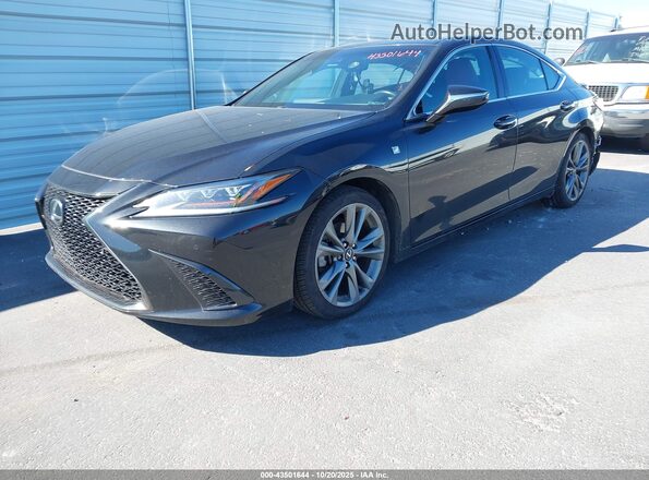 58AGZ1B13LU057987 2020 LEXUS ES 350 Black Vista tres cuartos delantera izquierda