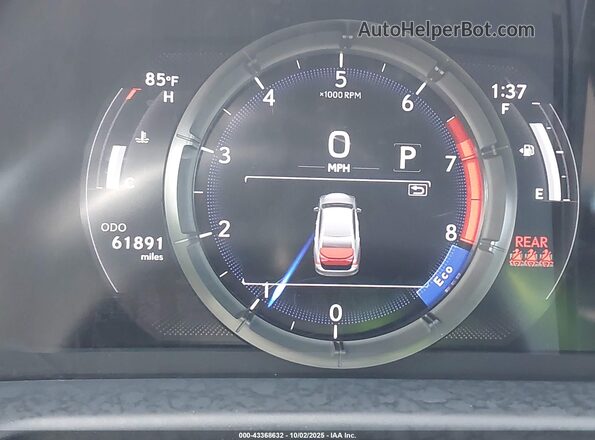 58AGZ1B15LU078629 2020 LEXUS ES 350 Белый Вид задних сидений
