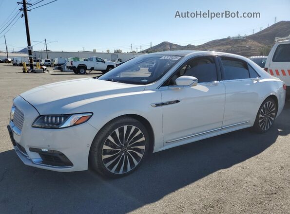 1LN6L9BC7J5606392 2018 LINCOLN CONTINENTA White Задня ліва чверть
