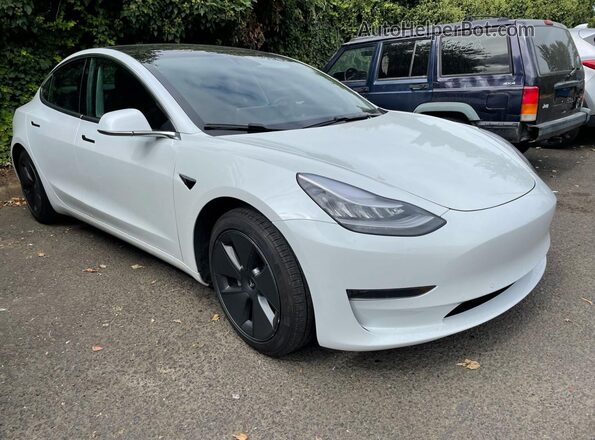 5YJ3E1EA6LF804430 2020 TESLA MODEL Белый Задняя левая четверть