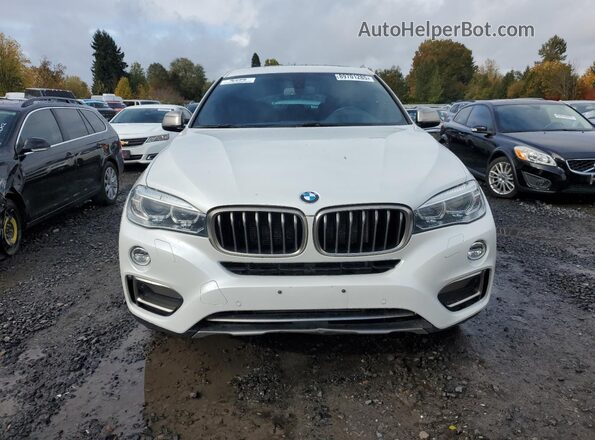 5UXKU2C55H0N85426 2017 BMW X6 Белый Вид сзади