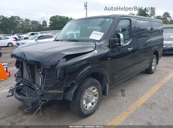 5BZAF0AA0HN853460 2017 NISSAN NV PASSENGER NV3500 HD Black Передня ліва чверть
