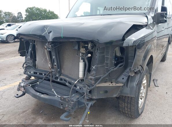 5BZAF0AA0HN853460 2017 NISSAN NV PASSENGER NV3500 HD Black Вид спереду