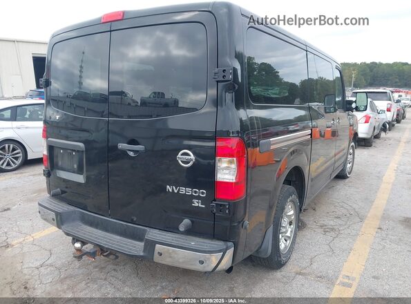 5BZAF0AA0HN853460 2017 NISSAN NV PASSENGER NV3500 HD Black Задня права чверть