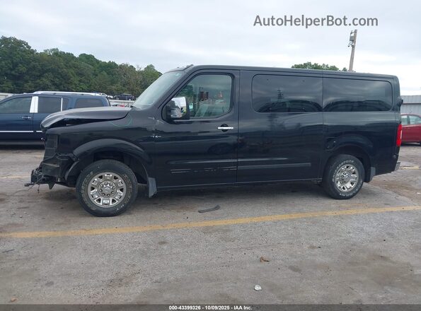 5BZAF0AA0HN853460 2017 NISSAN NV PASSENGER NV3500 HD Black Панорамний вид салону 360°