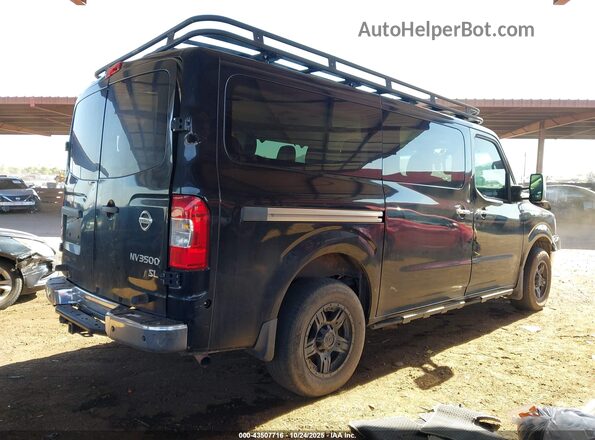 5BZAF0AA7JN851047 2018 NISSAN NV PASSENGER NV3500 HD Black Trasero derecho