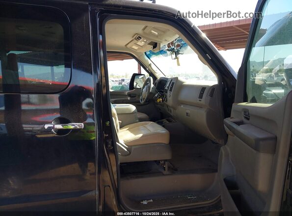 5BZAF0AA7JN851047 2018 NISSAN NV PASSENGER NV3500 HD Black Vista interior delantera