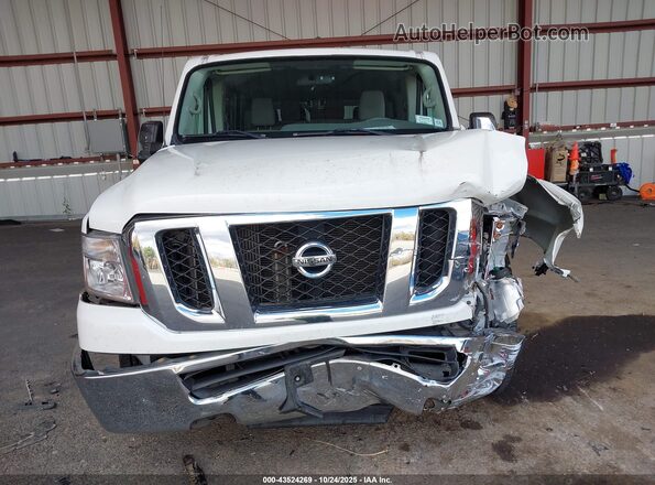 5BZBF0AA3JN853091 2018 NISSAN NV PASSENGER NV3500 HD White Вид щитка приладів