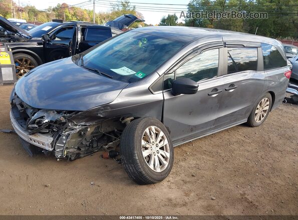 5FNRL6H21JB095789 2018 HONDA ODYSSEY Gray 