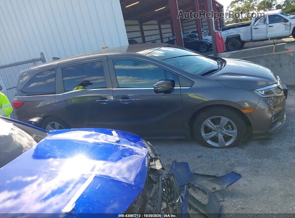 5FNRL6H50LB054647 2020 HONDA ODYSSEY Brown Vista interior trasera