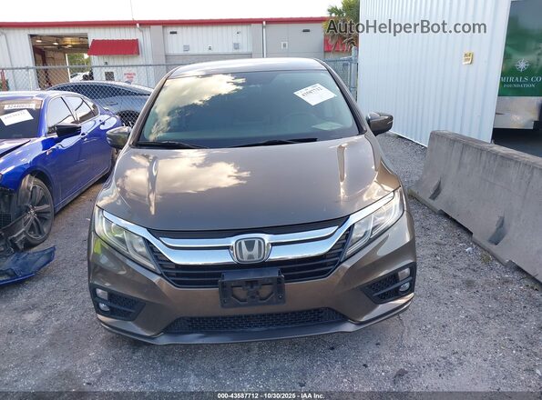 5FNRL6H50LB054647 2020 HONDA ODYSSEY Brown Vista del cuadro de instrumentos