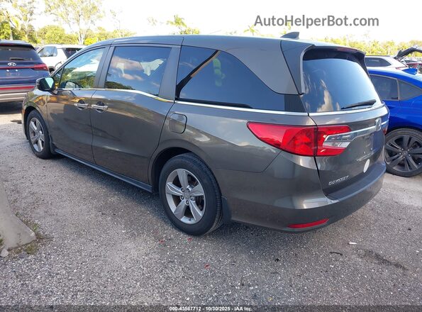 5FNRL6H50LB054647 2020 HONDA ODYSSEY Brown Trasero izquierdo
