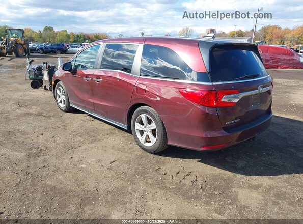 5FNRL6H50LB072159 2020 HONDA ODYSSEY Burgundy Հետևի ձախ