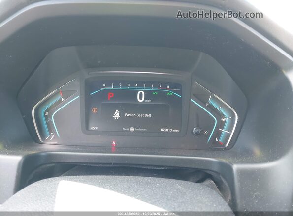 5FNRL6H50LB072159 2020 HONDA ODYSSEY Burgundy Հետևի նստատեղերի տեսք