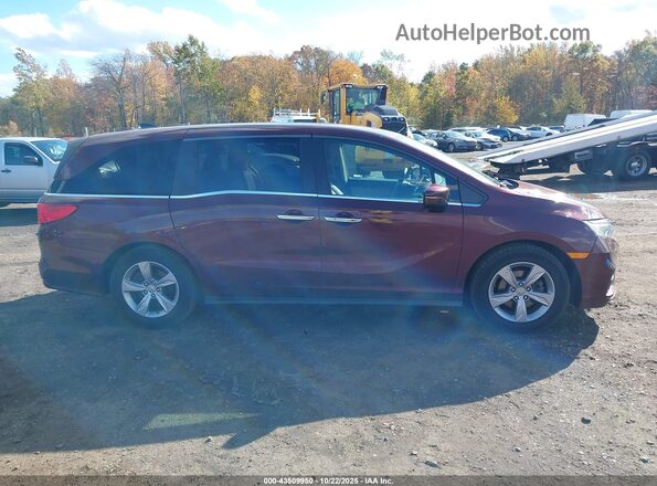 5FNRL6H50LB072159 2020 HONDA ODYSSEY Burgundy Սալոնի հետևի տեսք