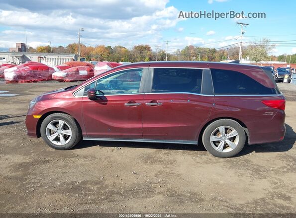 5FNRL6H50LB072159 2020 HONDA ODYSSEY Burgundy Սալոնի 360 աստիճան տեսք