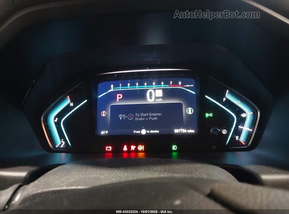 5FNRL6H50MB013310 2021 HONDA ODYSSEY Gray Vista de los asientos traseros