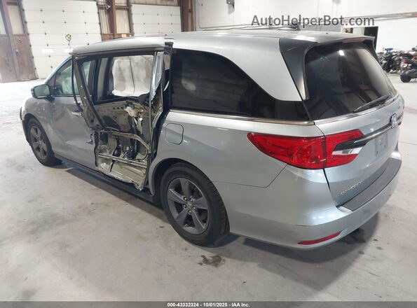 5FNRL6H50MB013310 2021 HONDA ODYSSEY Gray Trasero izquierdo
