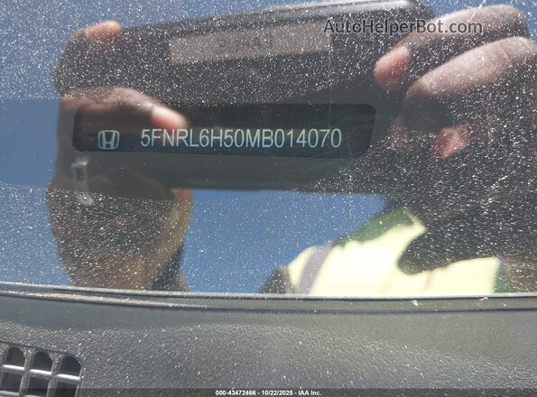5FNRL6H50MB014070 2021 HONDA ODYSSEY White 