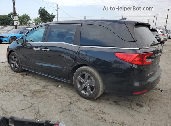 5FNRL6H51MB010299 2021 HONDA ODYSSEY Black Trasero izquierdo