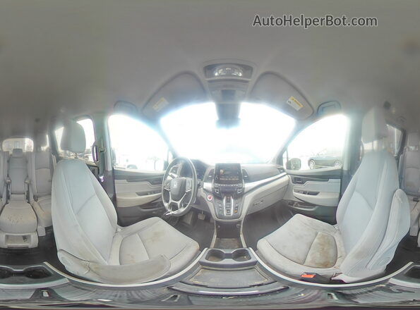 5FNRL6H51MB010299 2021 HONDA ODYSSEY Black Vista interior de 360 grados