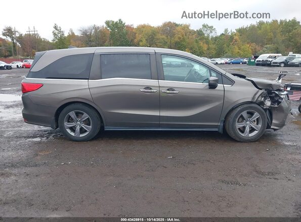 5FNRL6H53MB036922 2021 HONDA ODYSSEY Brown Vista interior trasera