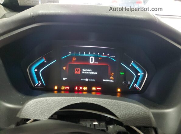 5FNRL6H54LB061276 2020 HONDA ODYSSEY Gray Vista del cuadro de instrumentos