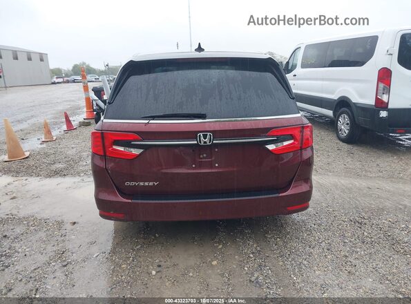 5FNRL6H55MB016347 2021 HONDA ODYSSEY Красный 