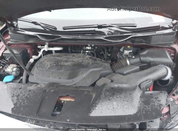 5FNRL6H55MB016347 2021 HONDA ODYSSEY Красный Вид сзади