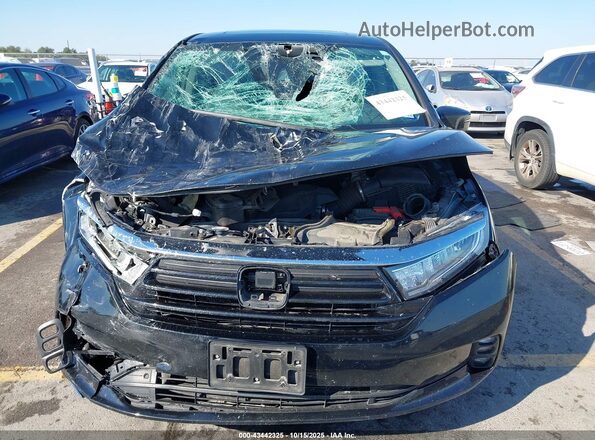 5FNRL6H62PB076597 2023 HONDA ODYSSEY Black Սարքավորումների վահանակի տեսք