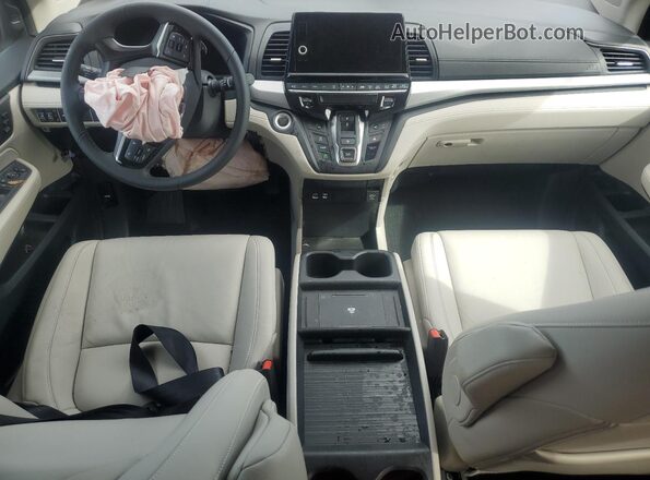 5FNRL6H64SB037647 2025 HONDA ODYSSEY Red Вид панелі приладів